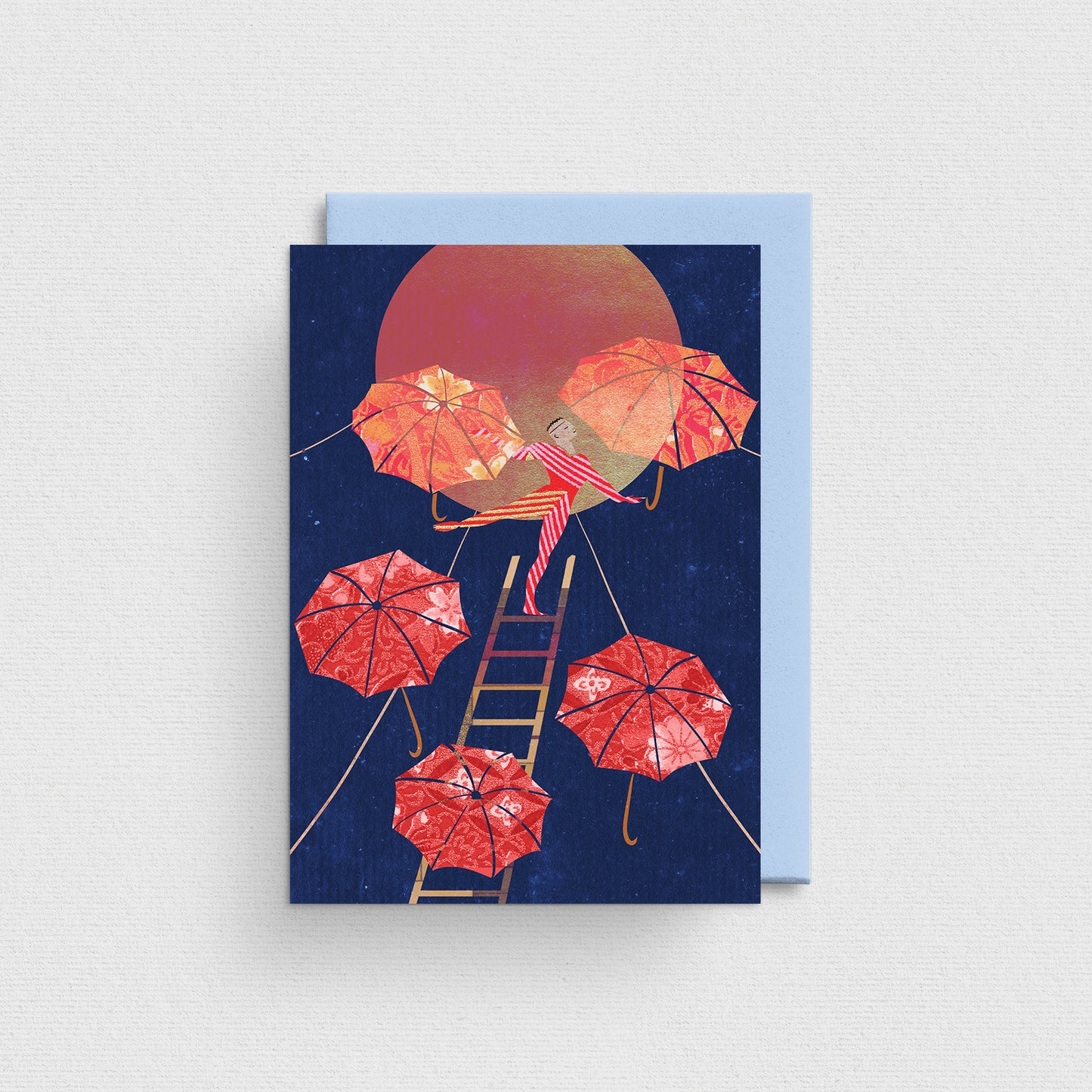 Aerial Equilibrium Greeting Card CIR10