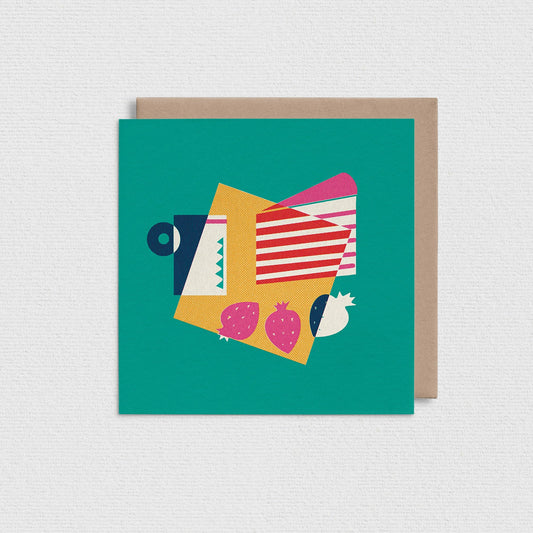 Afternoon Tea Greeting Card F303-B2B