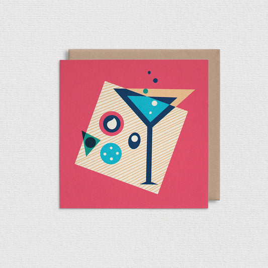 Cocktail Greeting Card F302