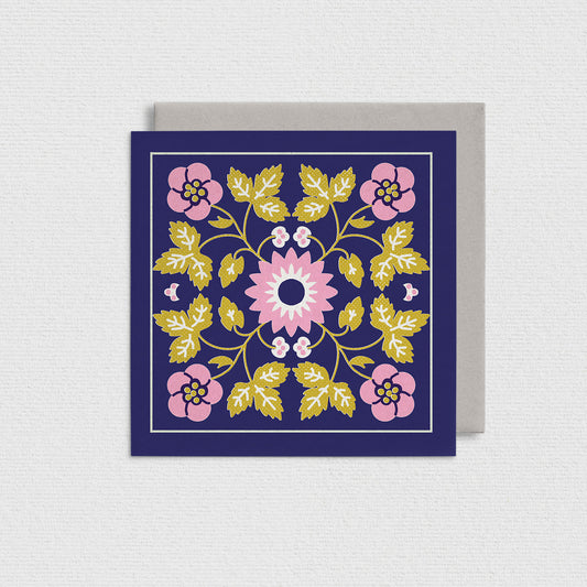 Jewel Garden Greeting Card T202