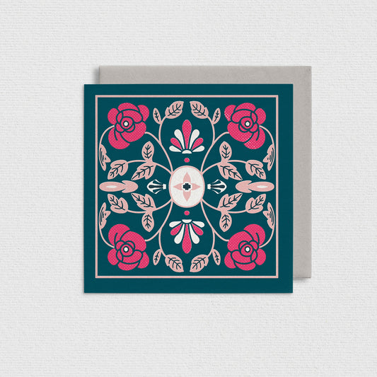 Roses in Bloom Greeting Card T204