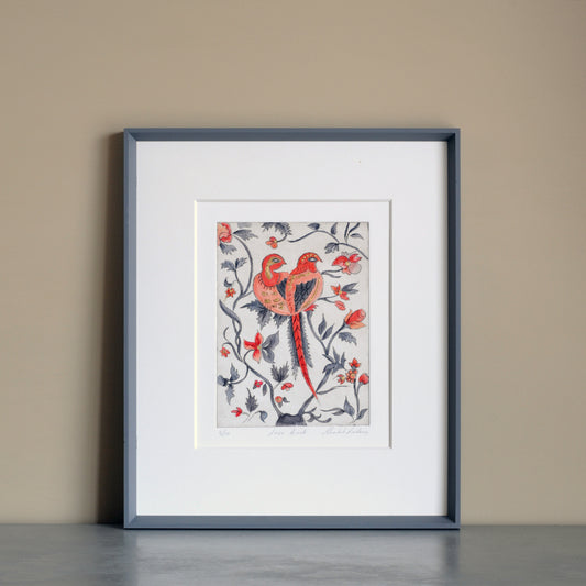 Two Birds Etching