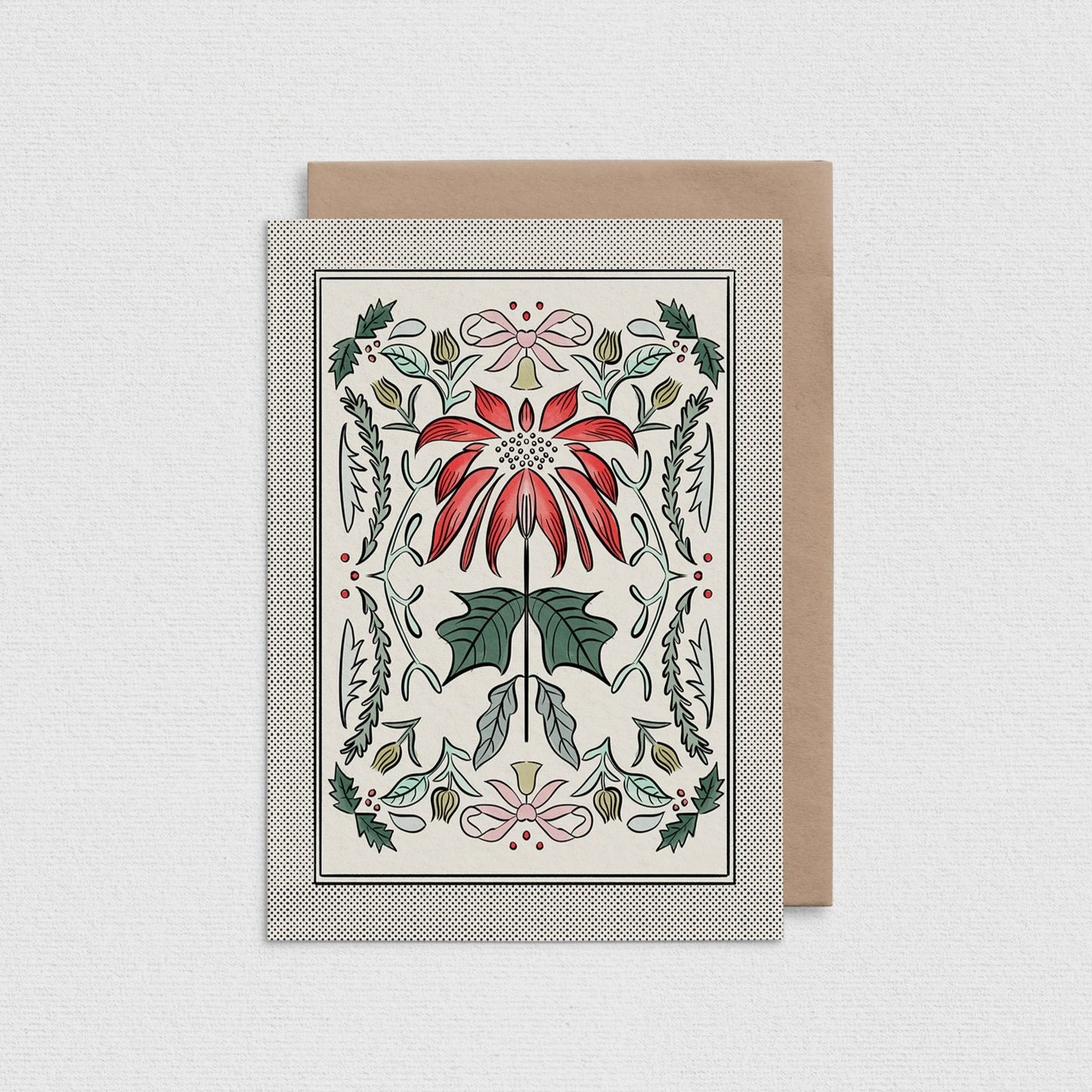 Poinsettia Greeting Card GR07