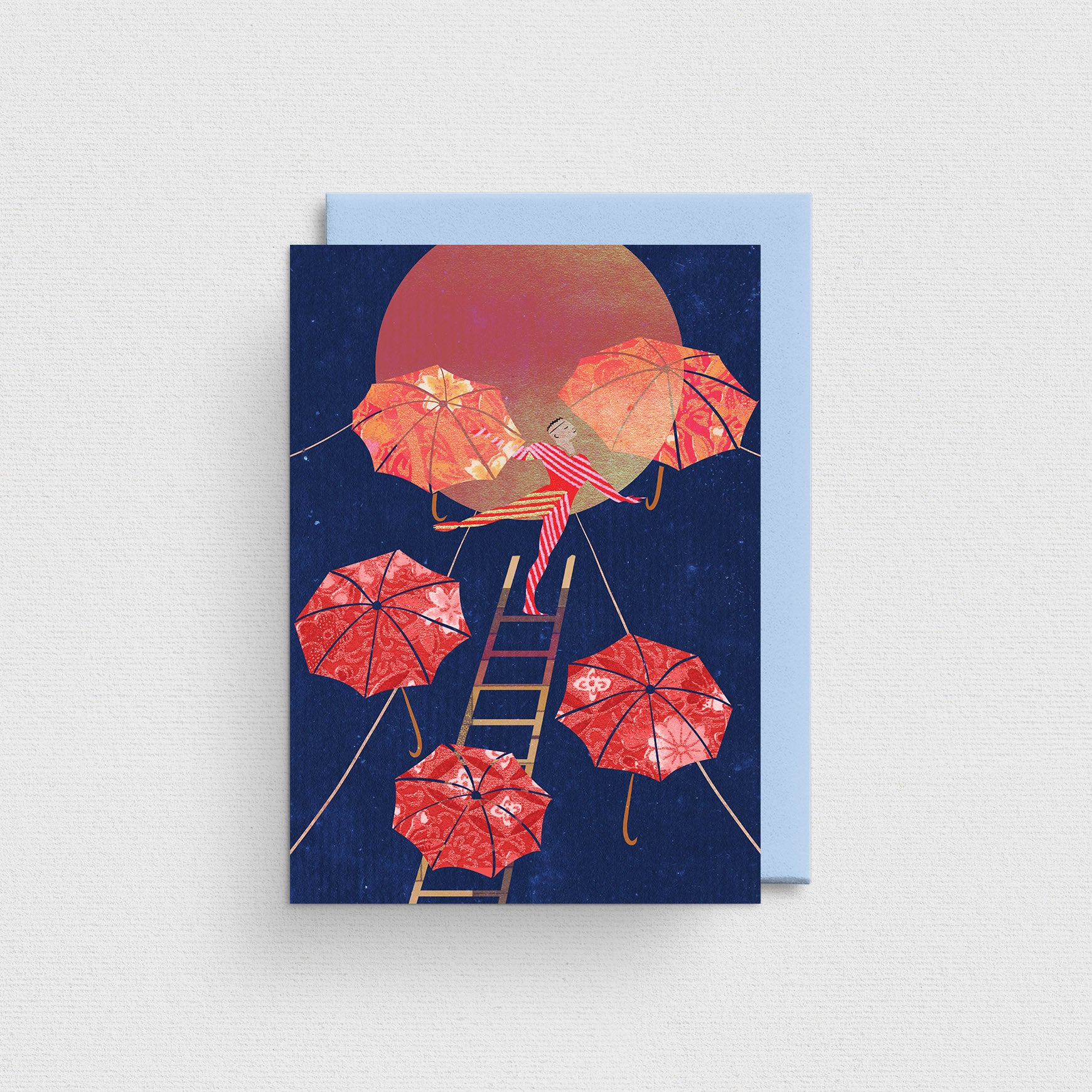 Aerial Equilibrium Greeting Card CIR10
