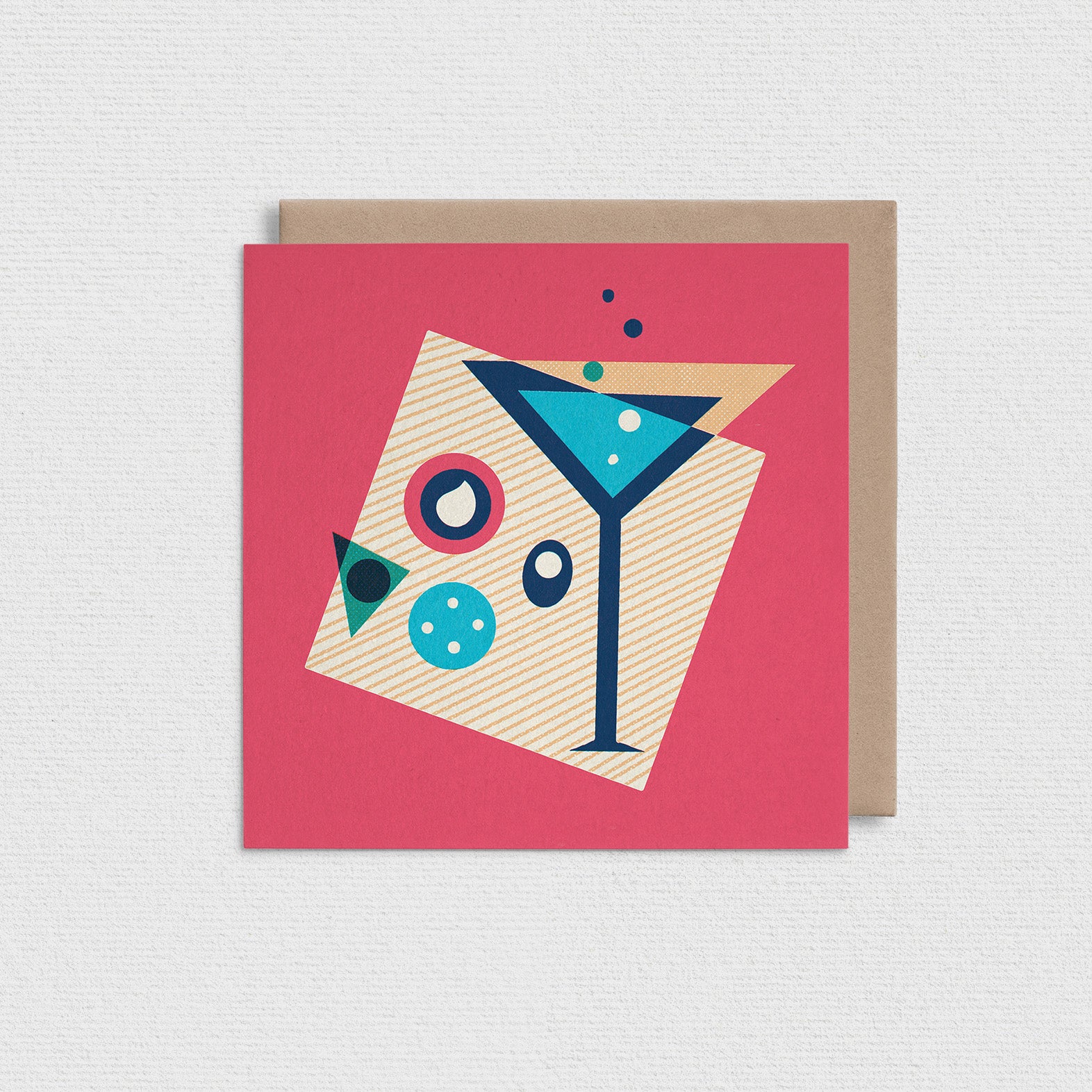 Cocktail Greeting Card F302