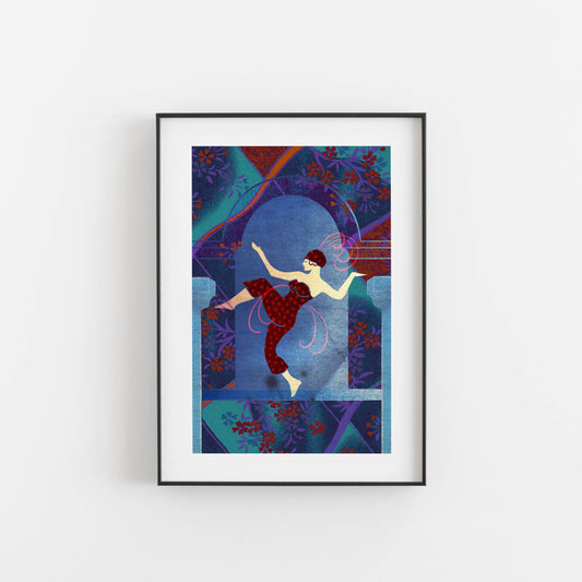 The Dancers Serenade A4 Print