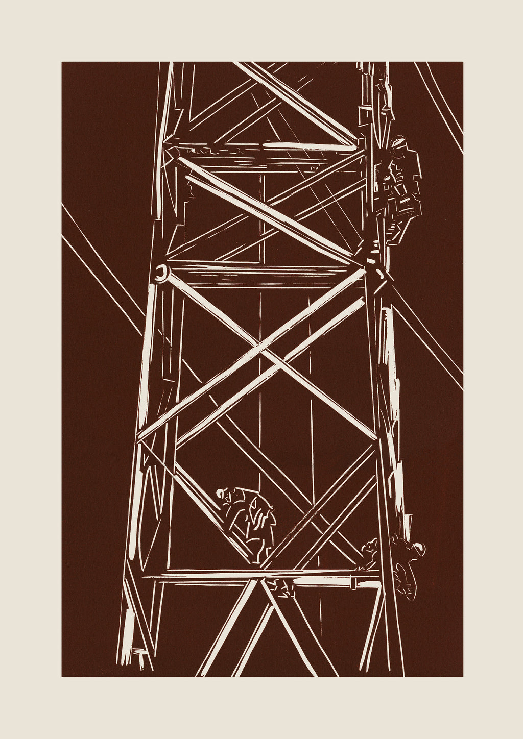Pylon Painting Print
