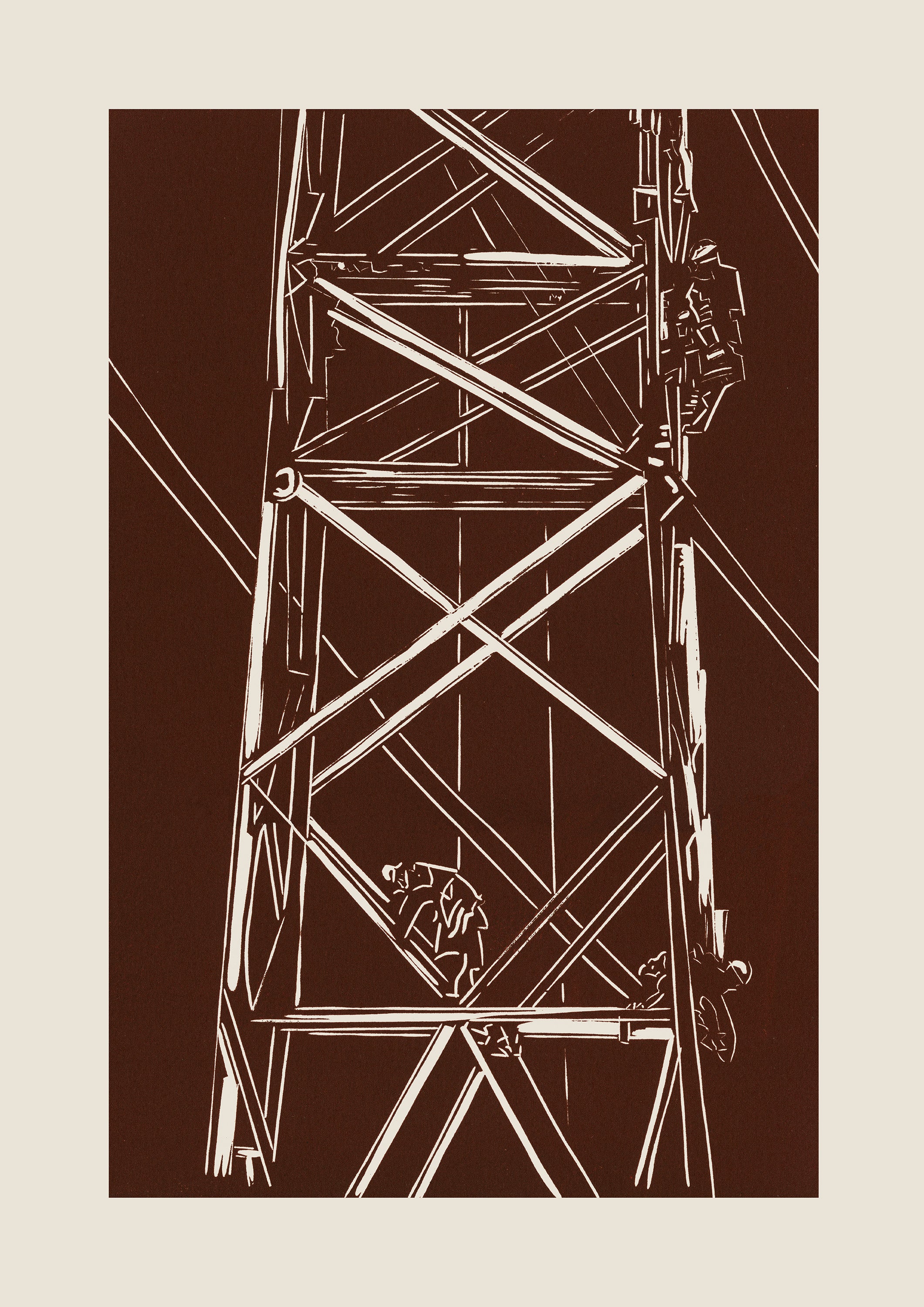 Pylon Painting Print
