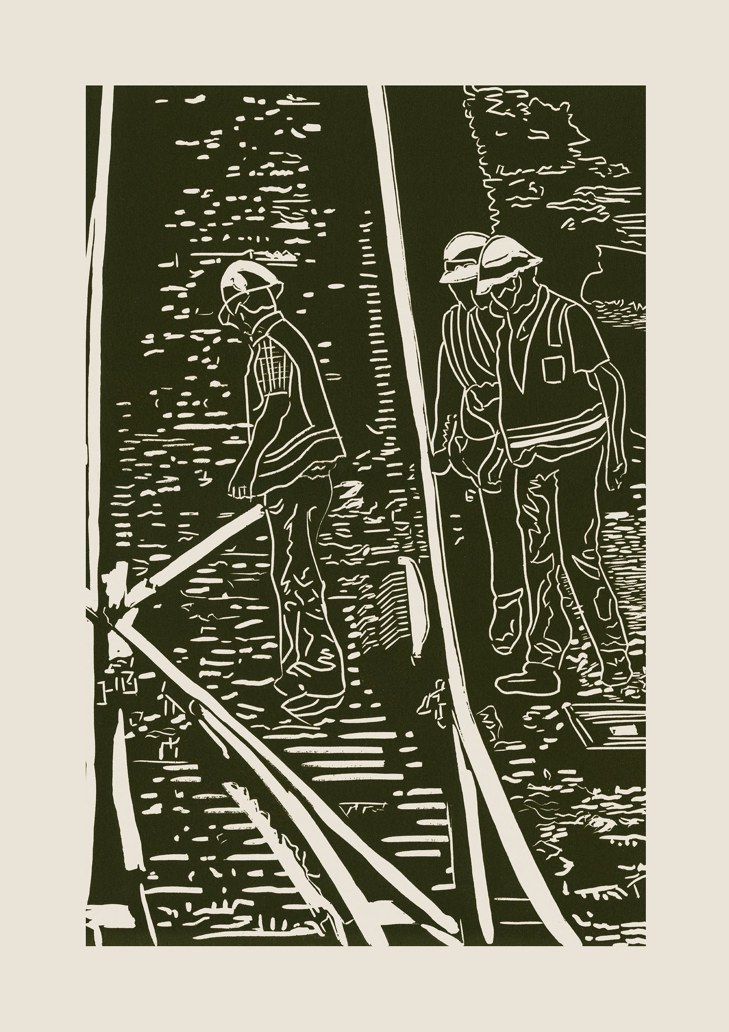On the Track Print