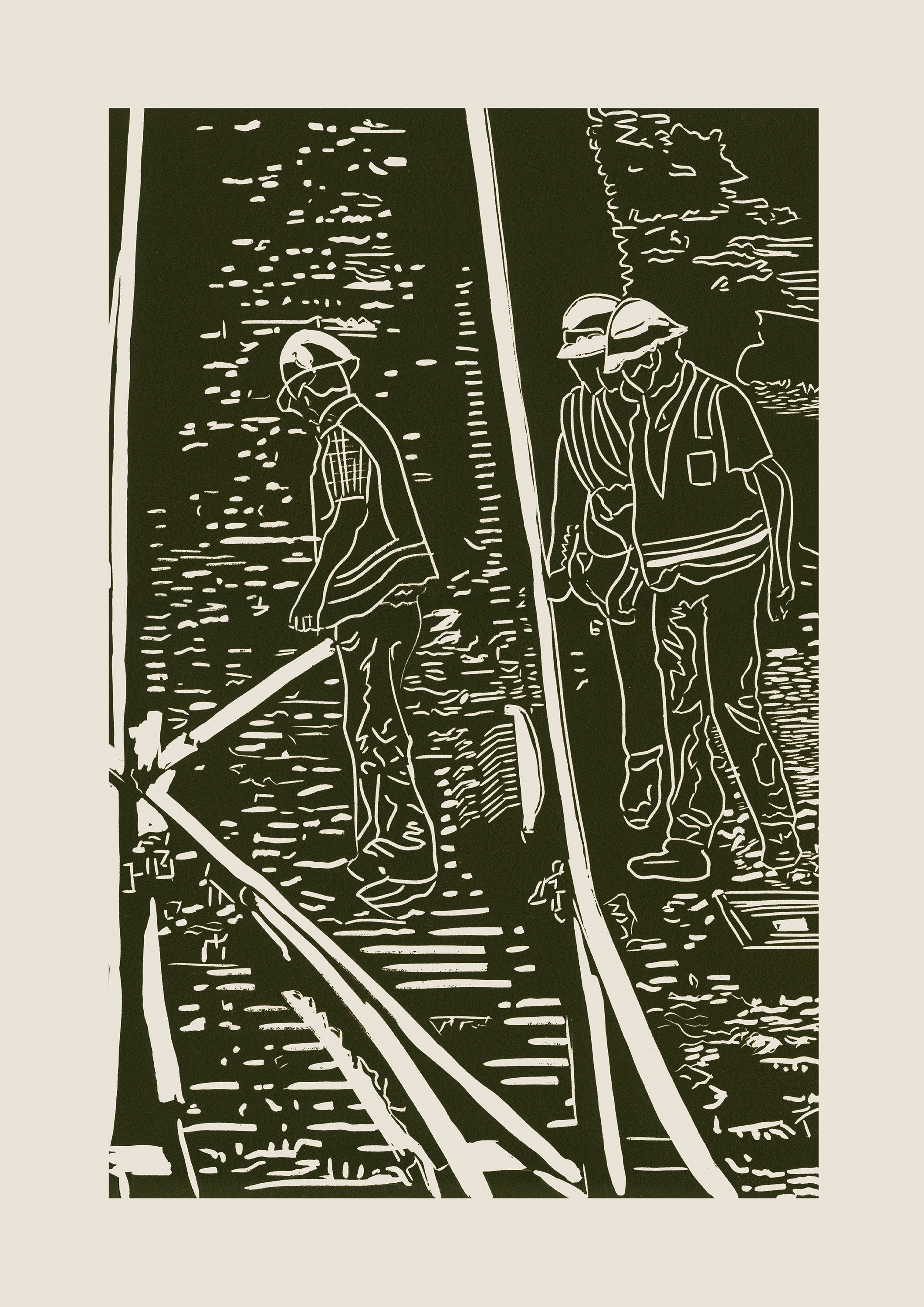 On the Track Print