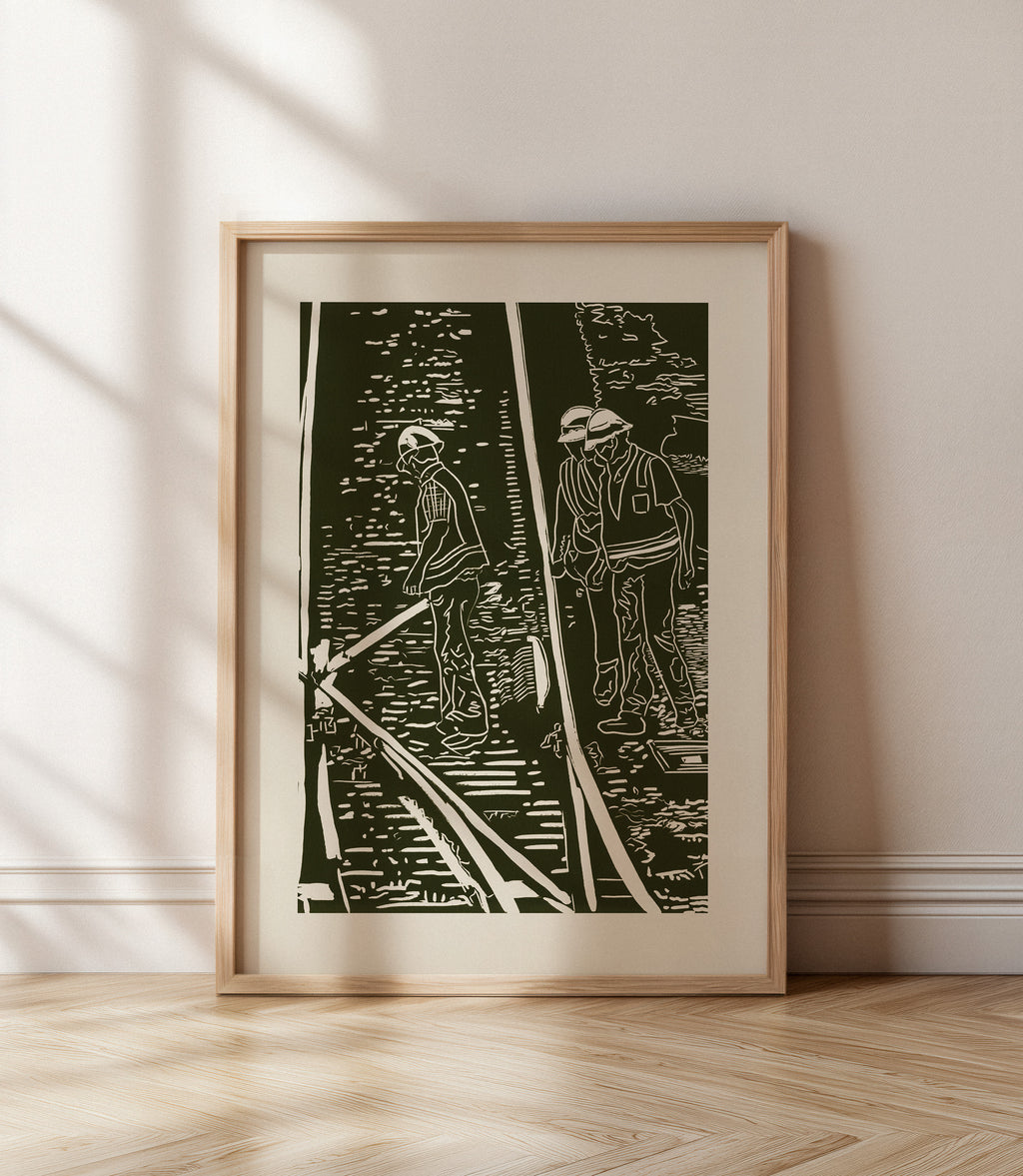 On the Track Print