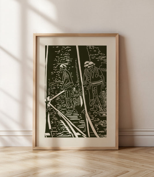 On the Track Print