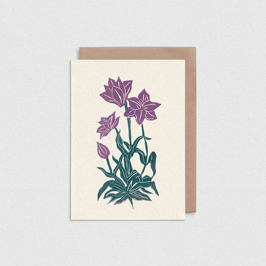 Purple Orchid Greeting Card L101-B2B