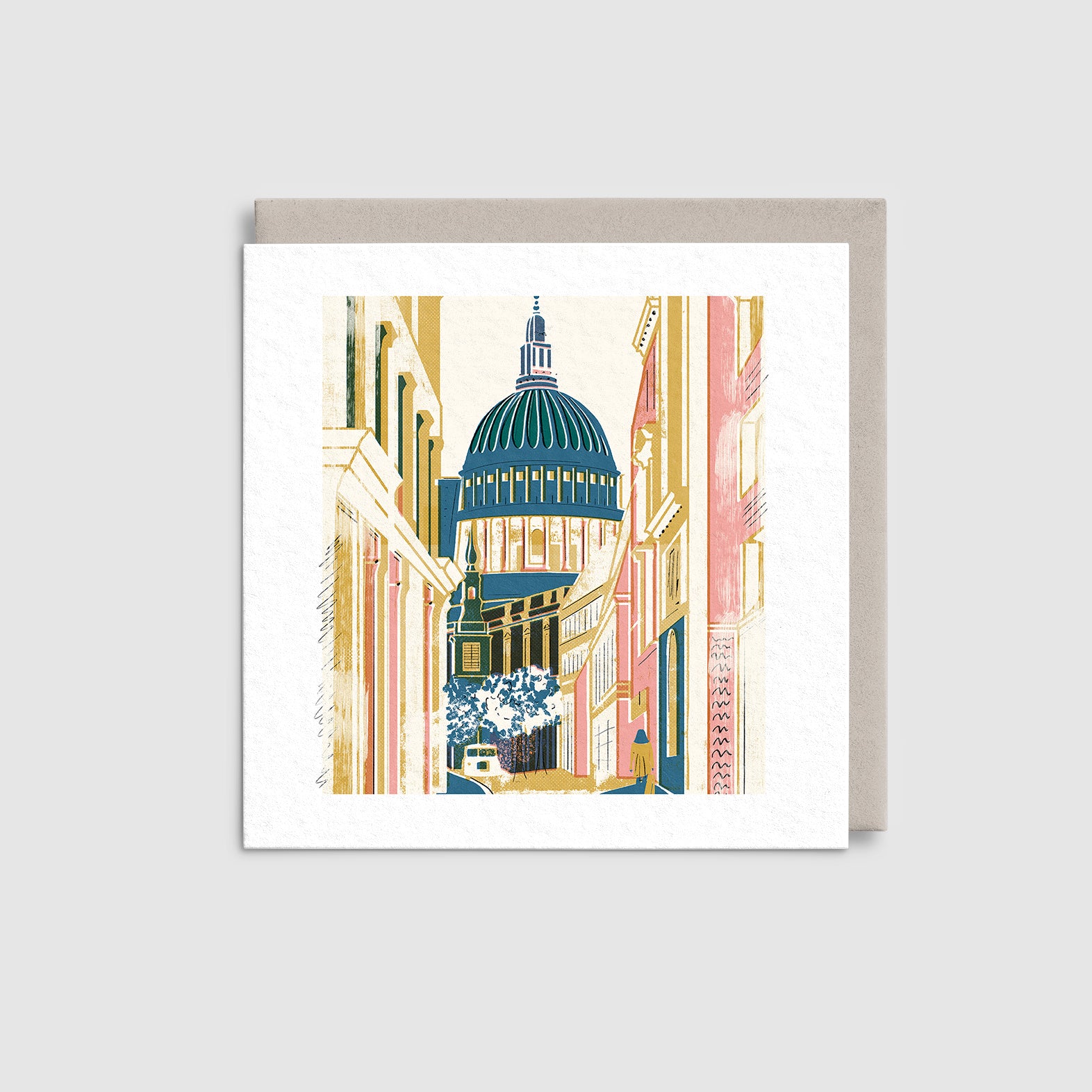 St Paul's Cathedral Card LON01-B2B