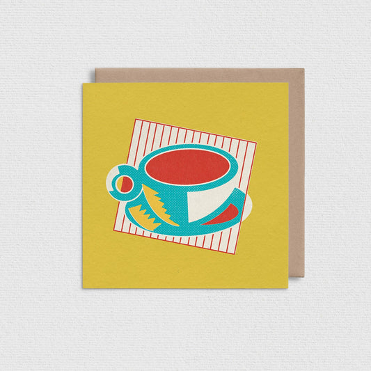 Tea Break Greeting Card F304
