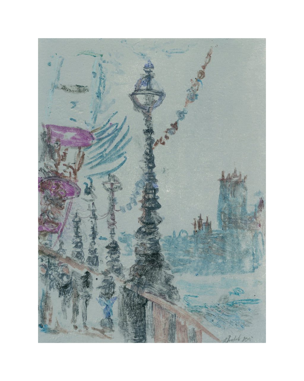 Thames Walk Print