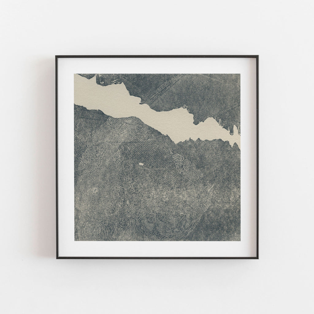 Riverbed Low Tide Print